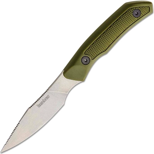 Kershaw Deschutes Caper vadászkés 8,4 cm-es stonewash pengével és tokkal