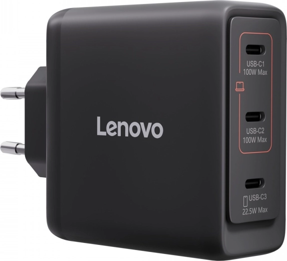 Lenovo többportos USB‑C GaN 100 W töltő