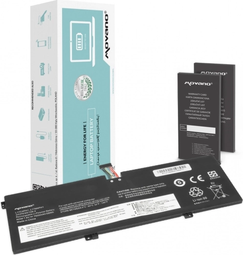 Movano akkumulátor Lenovo Yoga C930-13IKB (L17C4PH1) laptophoz, 7600 mAh / 58 Wh