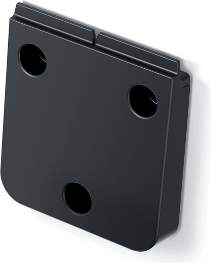 SYSTEMA fali akasztó újrahasznosított műanyagból – fekete