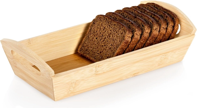 Bambusz kenyérkosár 29 × 14 × 7,5 cm