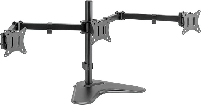 Asztali tartó három monitorhoz 17–27" (max. 7 kg karonként)