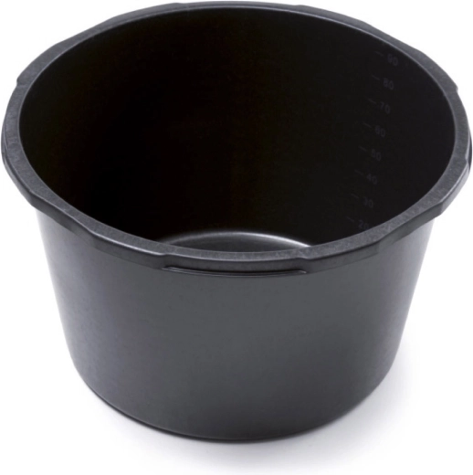 Kerek habarcskeverő 90 l tartós műanyagból