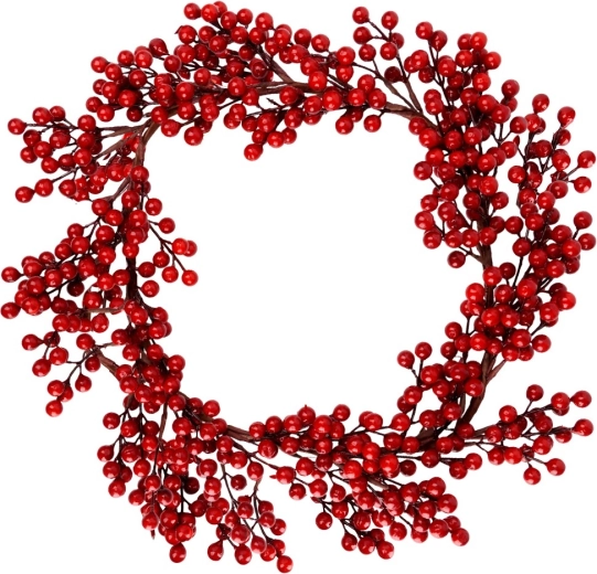 50 cm-es karácsonyi koszorú magyaltobozokkal