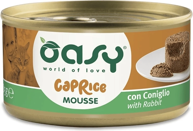 Oasy Caprice mousse nyúlhússal 85 g