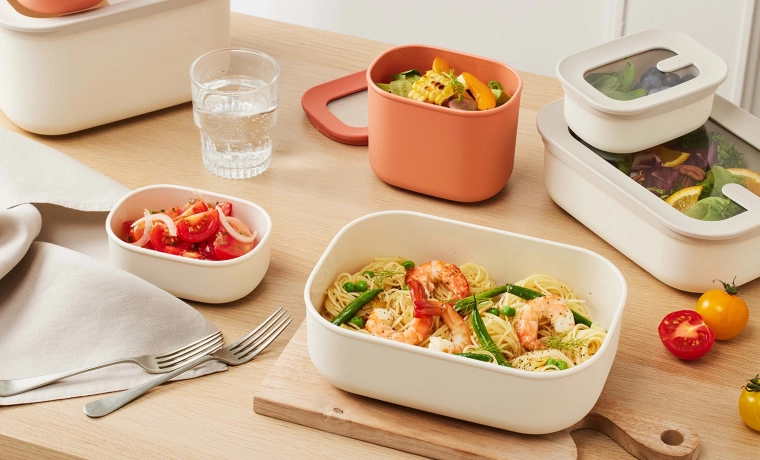 LocknLock Dual Nesting élelmiszertároló dobozok, 3 darabos készlet