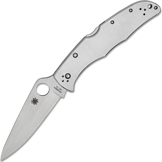 Spyderco Endura 4 rozsdamentes zsebkés 9,5 cm, szatén, teljesen fém