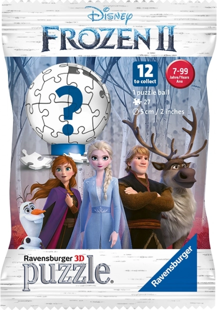 Disney jégvarázs 2 3D meglepetés puzzle