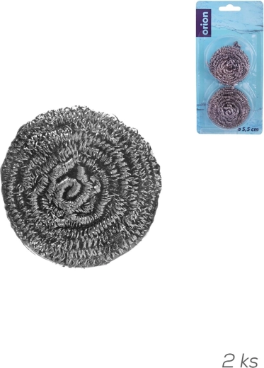 Fém dörzsszivacs 5,5 cm (2 db)