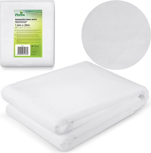 PLONOS téli védő agrárfólia 1,6 × 20 m, 50 g/m² – fehér