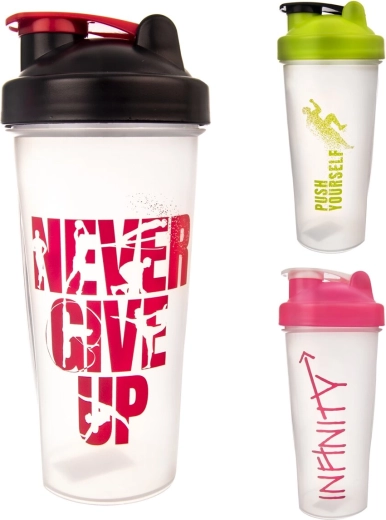 Műanyag shaker 700 ml – vegyes színek