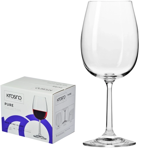 Krosno Pure vörösboros pohárkészlet 350 ml (6 db)