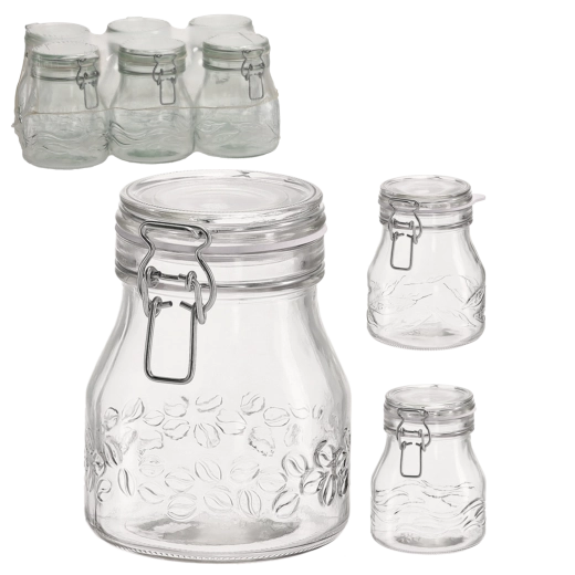 Comfort üveg 790 ml mechanikus csatos zárással