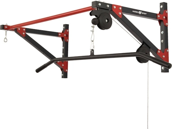 Fali húzódzkodó rúd felső csigával és bokszzsák-tartóval MARBO Sport MH-D204