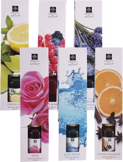 Üveg aroma diffúzor 100 ml (6 változat vegyesen)