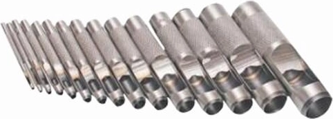 Rúdlyukasztó készlet 2–22 mm, 15 darab