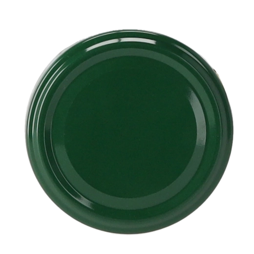 Zöld befőttesüveg-tető 66 mm, négy reteszzel