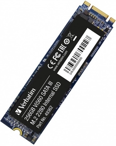 Verbatim vi560 belső SSD 256 GB M.2 2280 SATA - 1 db