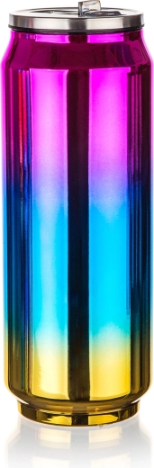 BE COOL termosz doboz 0,43 l, szivárványos rózsaszín, rozsdamentes