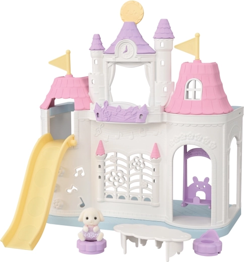 Sylvanian Families kastélyóvoda – játszóvár hintával és csúszdával
