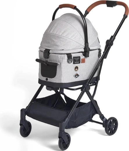 FikaGO Flytta Plus Grey Husky babakocsi kutyák és macskák számára