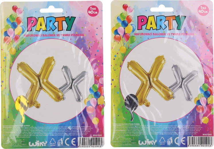 Felfújható lufi X betű