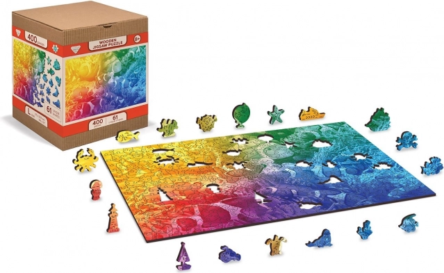 Fapuzzle WOODEN CITY trópusi halak 2 az 1-ben – 400 darab