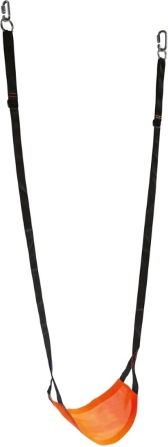 Függeszthető gyerek hinta Bino – légáteresztő textil, narancssárga