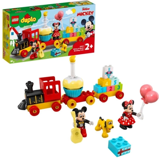 LEGO DUPLO Disney születésnapi vonat MICKEYVEL, MINNIEVEL és PLUTÓVAL