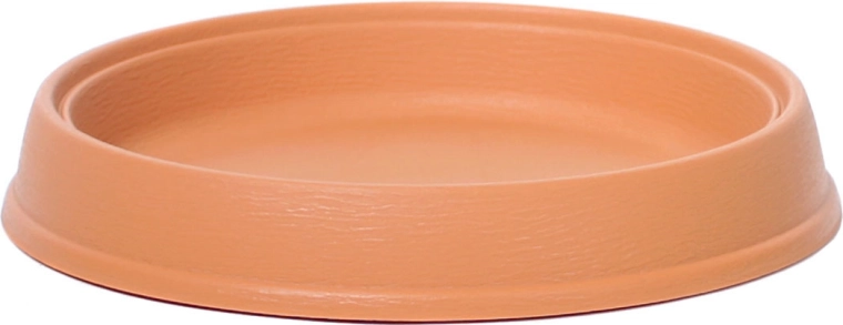 Massive műanyag alátét virágcseréphez, 45 cm, téglavörös