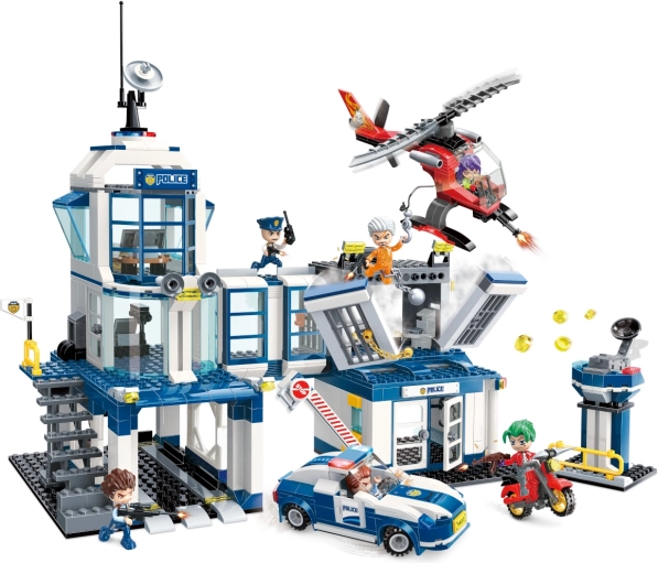 Városi Rendőrség Építőkészlet - Rendőrállomás