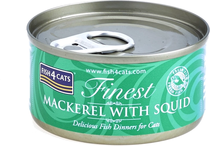 Fish4Cats makréla tintahallal macskakonzerv 70 g