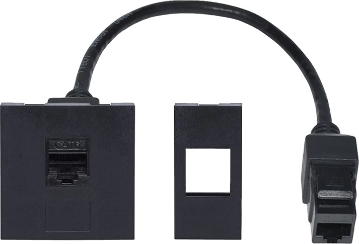 Solight RJ45 Cat6 kiegészítő modul PP128 sorozatú süllyesztett aljzatokhoz
