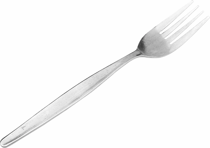 Rozsdamentes acél étkezővillák készlete, 6 db