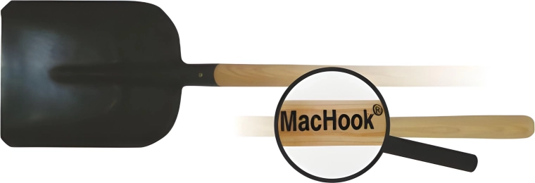 Istálló lapát fa nyéllel 130 cm MacHook