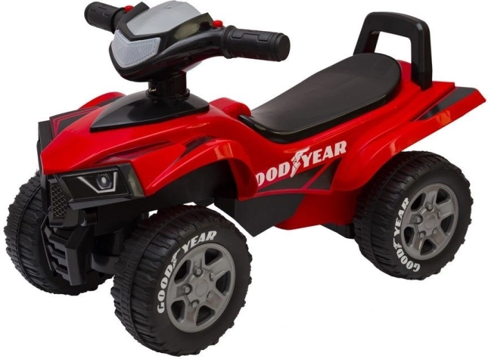 Goodyear gyermek lábbal hajtós járgány négykerekű (quad) fénnyel és hangokkal – 1 db