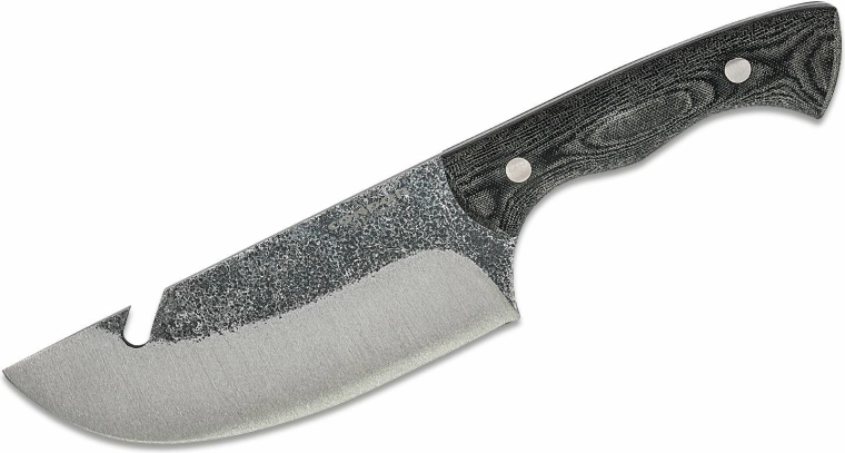 Condor Bush Slicer kemping kés 16,3 cm, szürke Micarta, bőr + kydex tok