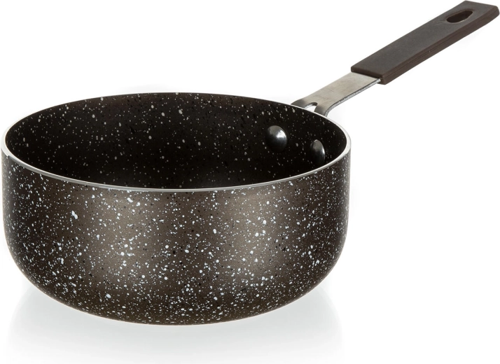 Mini nyeles lábas 14 cm, tapadásmentes Granite Brown bevonattal