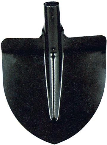 Szív alakú lapát nyél nélkül, fekete