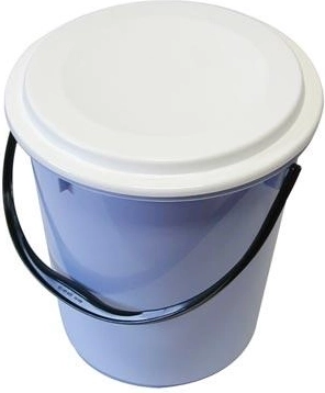 Vödör fedéllel és mércével, 10 l