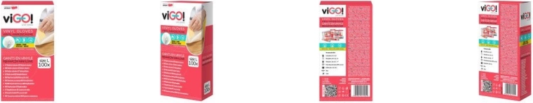 Vinil egyszer használatos kesztyűk L, 100 db