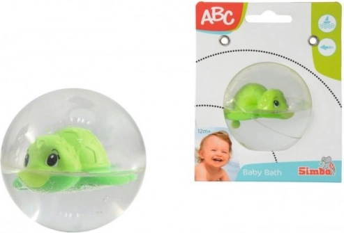 Teknősbéka a vízgömbben