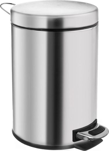 Orion rozsdamentes acél pedálos szemetes 5 l