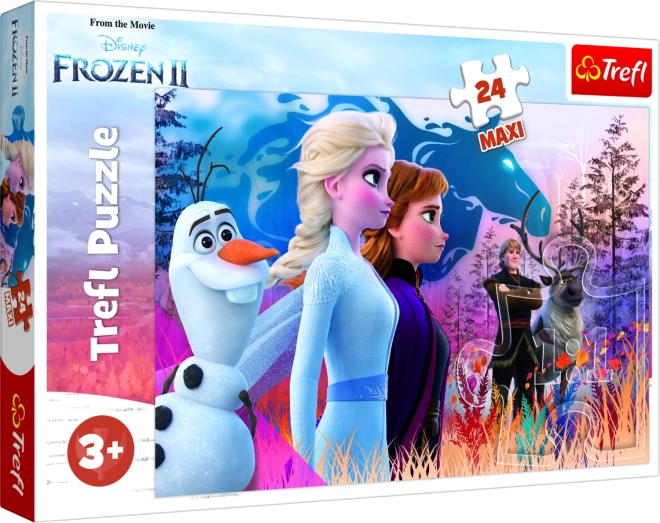 Puzzle MAXI 24 darab FROZEN 2 – Varázslatos kaland