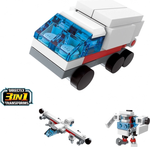 Építőkészlet Mentőautó Qman Carrier 3v1