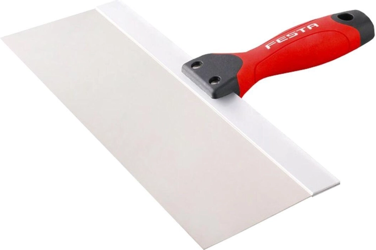 Rozsdamentes acél glettvas merevítéssel 200 mm FESTA