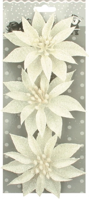 Karácsonyi csillámporos rózsák