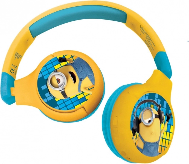 Gyermek fejhallgató Minion 2 az 1-ben