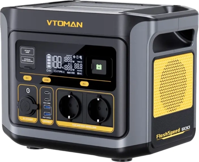 VTOMAN FlashSpeed 600 hordozható erőmű