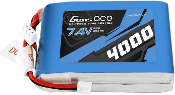 Gens Ace LiPo akkumulátor 7,4 V 4000 mAh 1C